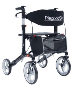 Andadera Rollator Plegoo 2Go X8 Negro