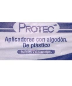 Aplicador Plástico con Algodón Protec c/3 c/100 Esteril