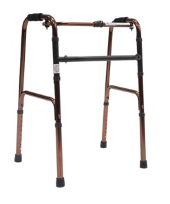 Andadera de Aluminio Doble Funcion Bronce