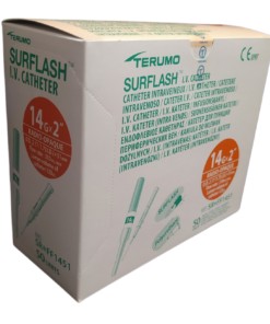 Catéteres Intravenosos De Poliuretano Surflash c/50 pzs TERUMO