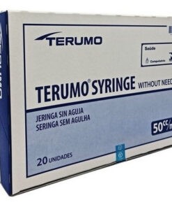 Jeringa Hipodérmica sin Aguja 50ml Terumo c/20pz