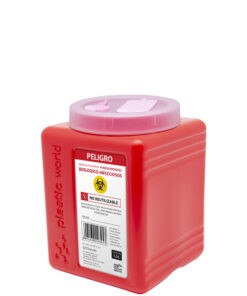 Recolector de Punzocortantes PW Rojo